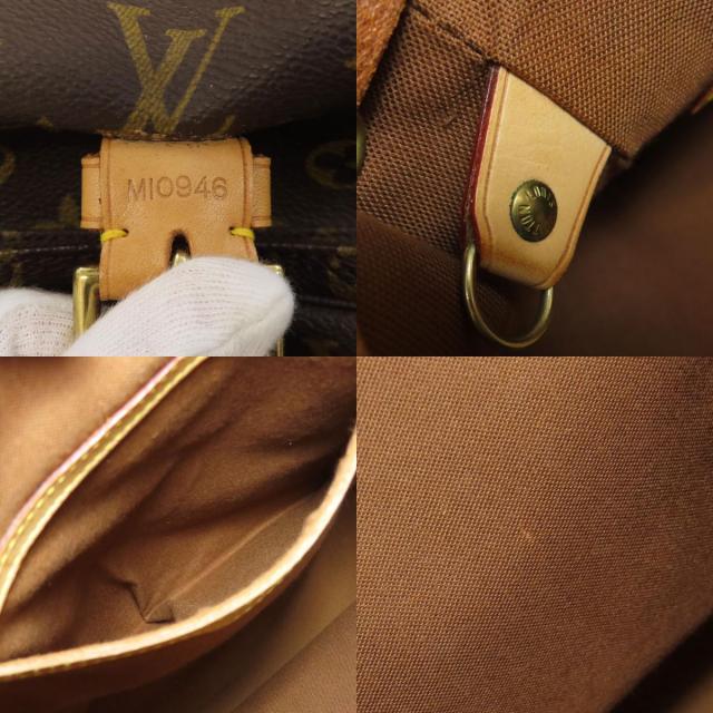 ルイヴィトン モンスリGM モノグラム巾着リュックバッグパック