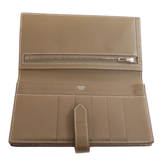 エルメス 長財布（小銭入れあり） ベアンスフレ エトープ シルバー金具