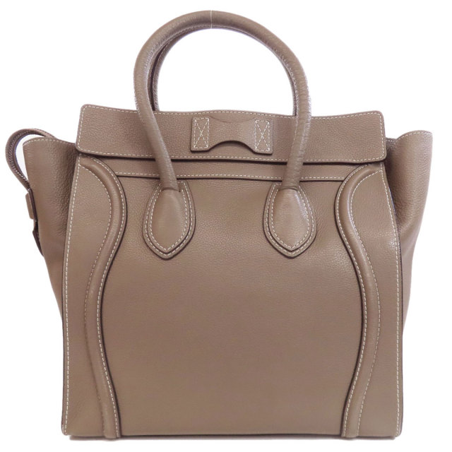 CELINE セリーヌ ラゲージ ミニ ハンドバッグ レザー レディース
