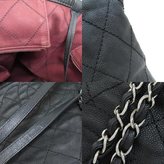 シャネル トートバッグ マトラッセ シルバー金具
