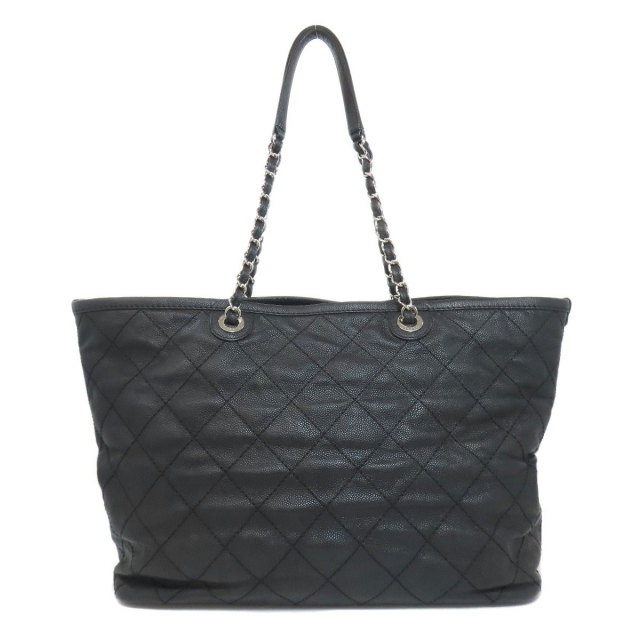CHANEL シャネル マトラッセ シルバー金具 トートバッグ