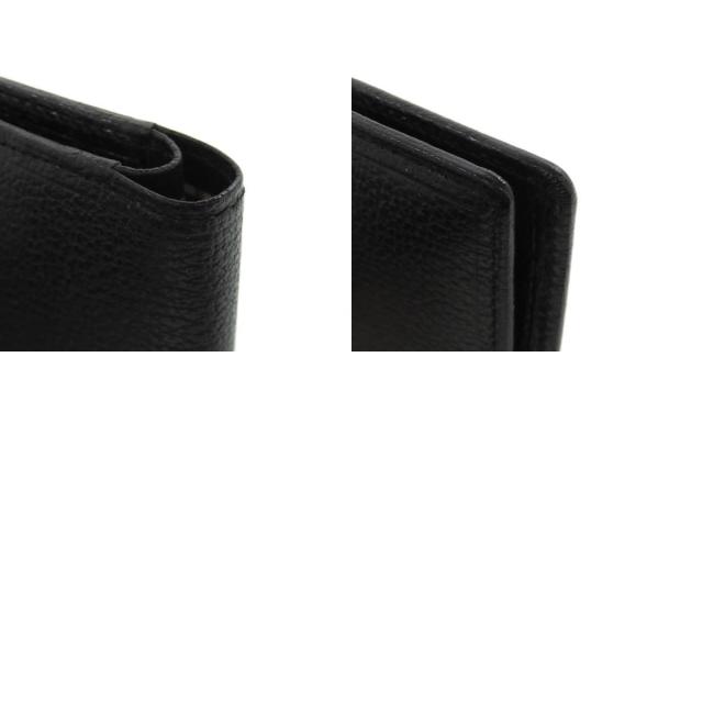 BURBERRY バーバリー ロゴ 二つ折り財布（小銭入れなし） レザー  