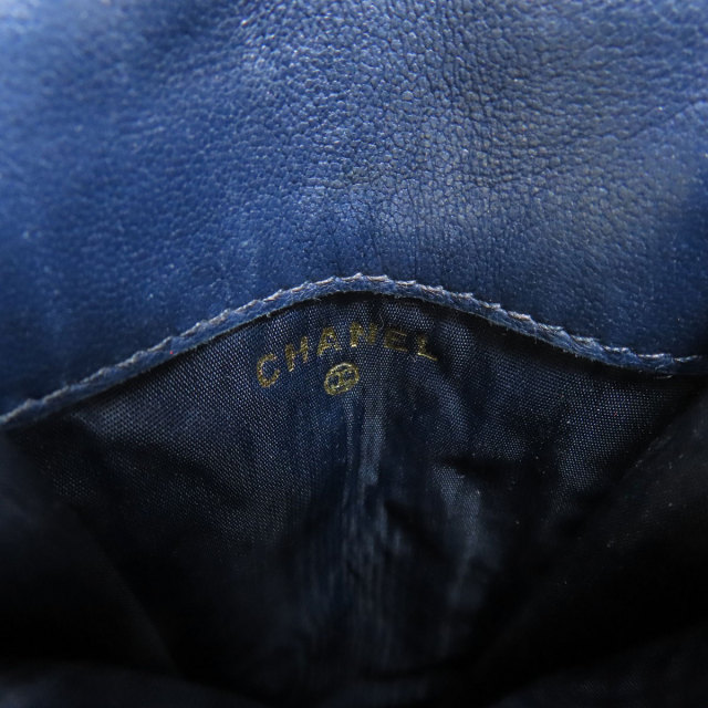 CHANEL シャネル ココマーク メガネケース デニム レディース 