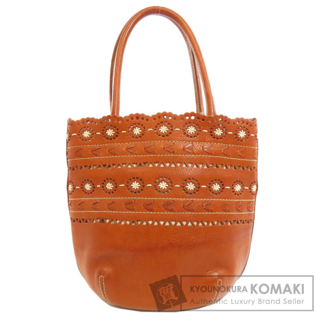 ゲンテン トートバッグ フラワーステッチ