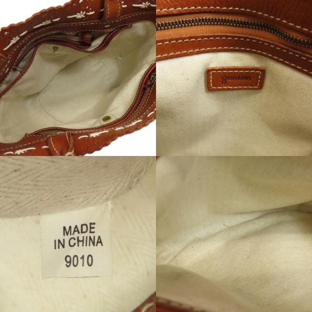 ゲンテン トートバッグ フラワーステッチ