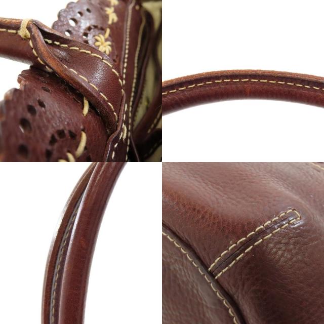 ゲンテン トートバッグ フラワーステッチ