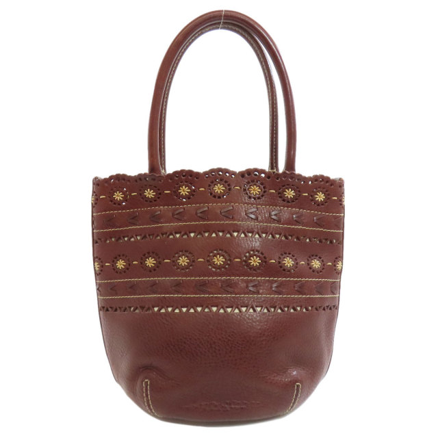 ゲンテン トートバッグ フラワーステッチ