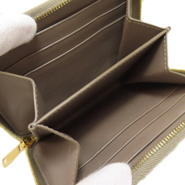 CELINE セリーヌ バーガンディ レザー コインケース CELINE【入手困難】CUIR TRIOMPHEキーリング付☆Coin&Cardケース