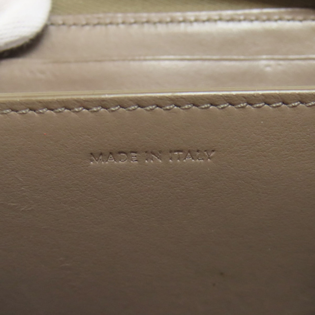 CELINE コインケース ブラウンレザー CELINE セリーヌ マカダム ブラゾン レザー コインケース