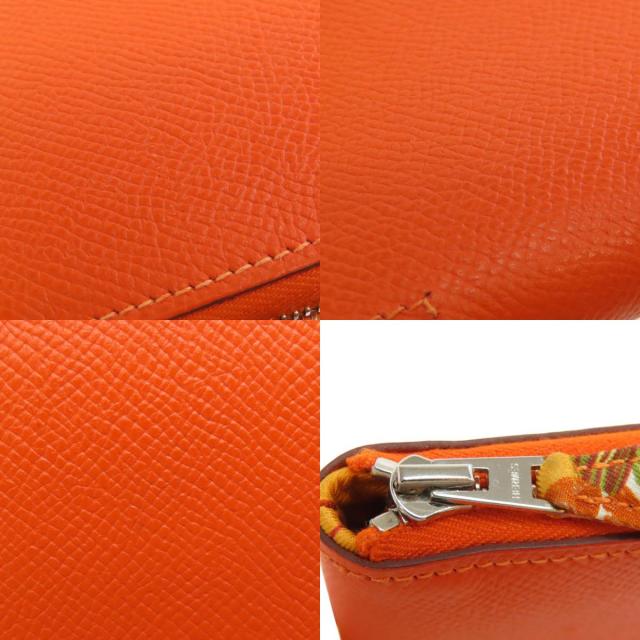 HERMES エルメス アザップシルクイン コンパクト シルバー金具