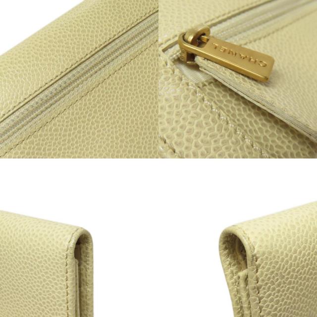 CHANEL シャネル ココマーク ゴールド金具 二つ折り財布（小銭入れあり