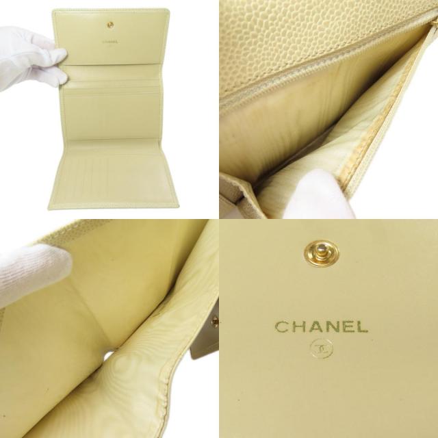 CHANEL シャネル ココマーク ゴールド金具 二つ折り財布（小銭入れあり