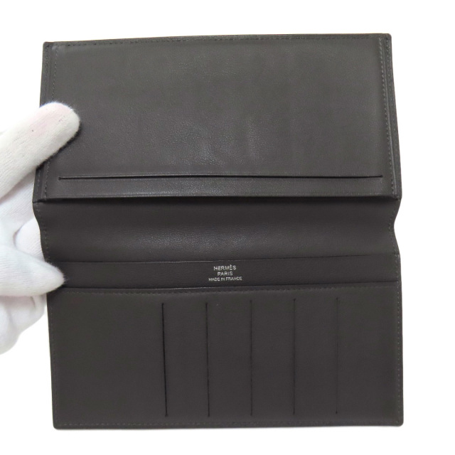 HERMES エルメス シチズンツイルロング シルクイン 長財布（小銭入れ  