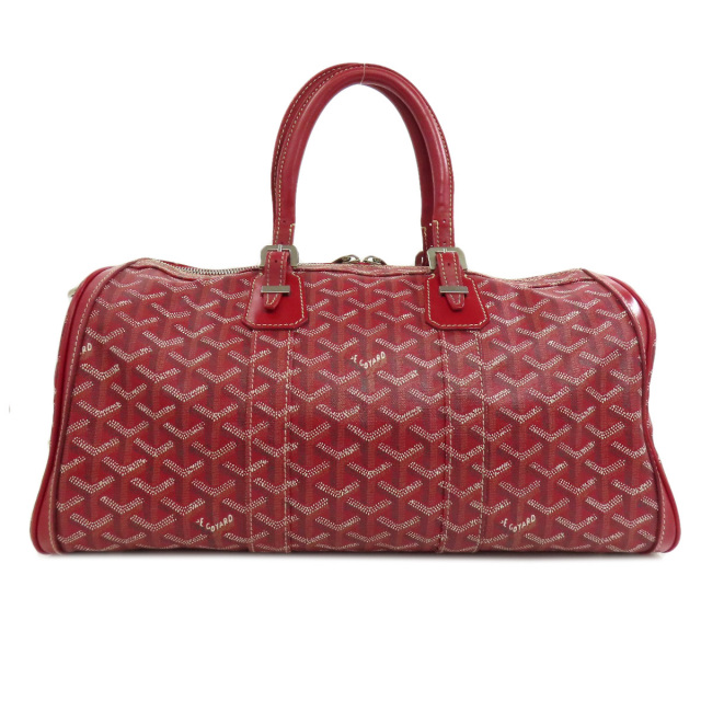 【美品】GOYARD ゴヤール クロワジュール28 ボルドー ボストンバッグ 美品】GOYARD ゴヤール クロワジュール28 ボルドー ボストン