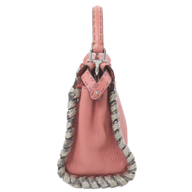 FENDI フェンディ ピーカブー ミニ セレリア バッグ パイソン フォーマル PEEKABOO フェンディ ピーカブー アイコニック ミニ セレリア
