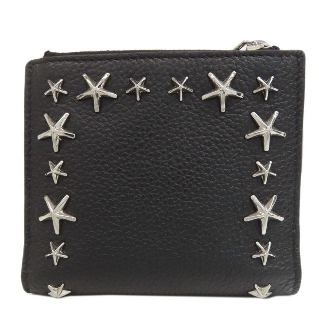 Jimmy Choo ジミーチュウ スターモチーフ スタッズ 二つ折り財布（小銭 