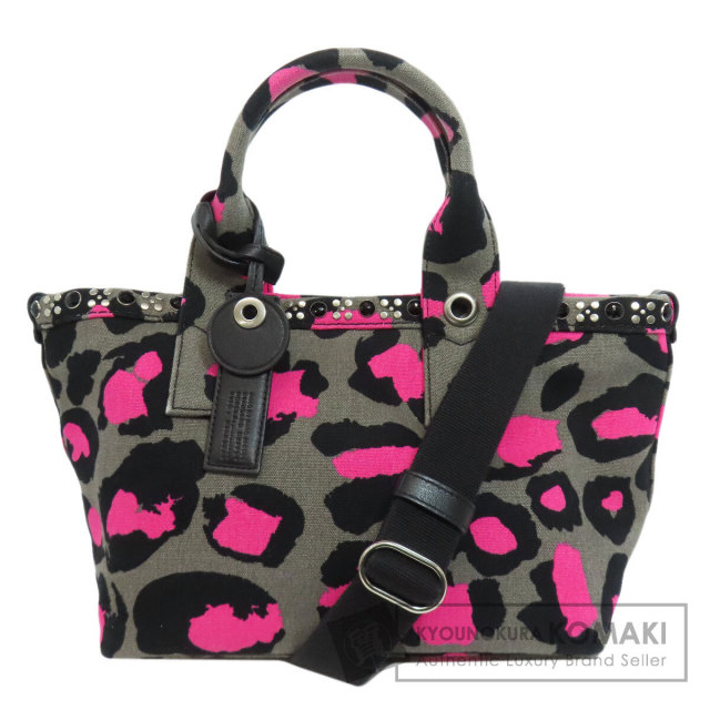マークバイマークジェイコブス トートバッグ ヒョウ柄 2WAY