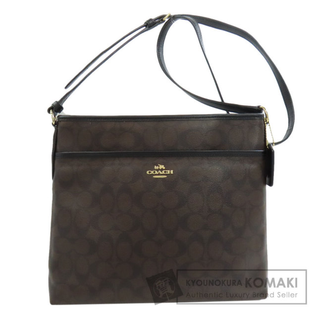 COACH F23866 ロングショルダー シグネチャー ショルダーバッグ PVC  