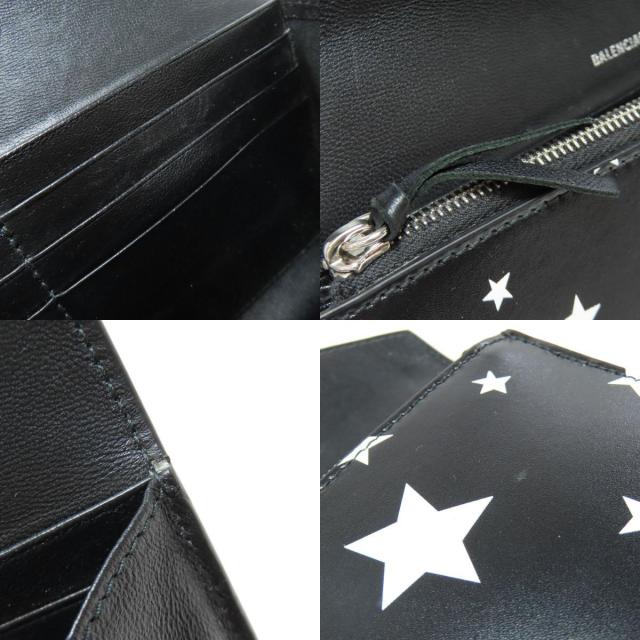 BALENCIAGA バレンシアガ 499207 スターモチーフ 長財布（小銭入れあり  