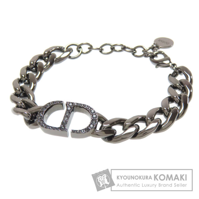 クリスチャンディオール ブレスレット CDロゴ ラインストーン