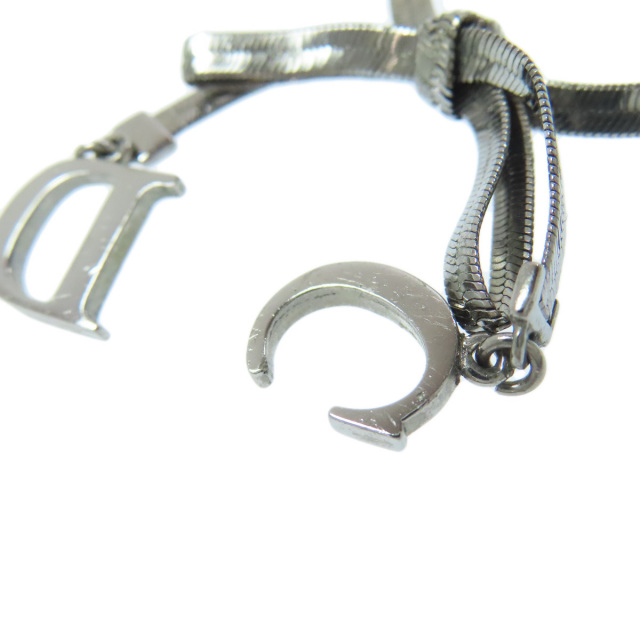 クリスチャンディオール　リボンネックレス CHRISTIAN DIOR クリスチャンディオール リボン ネックレス 金属製