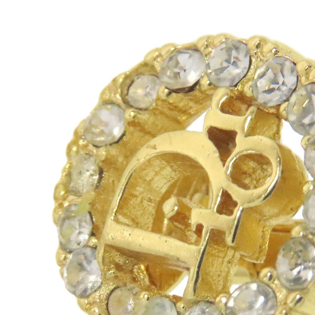 クリスチャンディオールイヤリングカラーストーンラインストーンイヤリング 極美品❗ CHRISTIAN DIOR クリスチャンディオール ストーン イヤリング