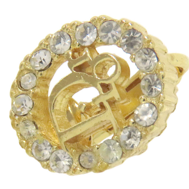 CHRISTIAN DIOR クリスチャンディオール ロゴ ラインストーン