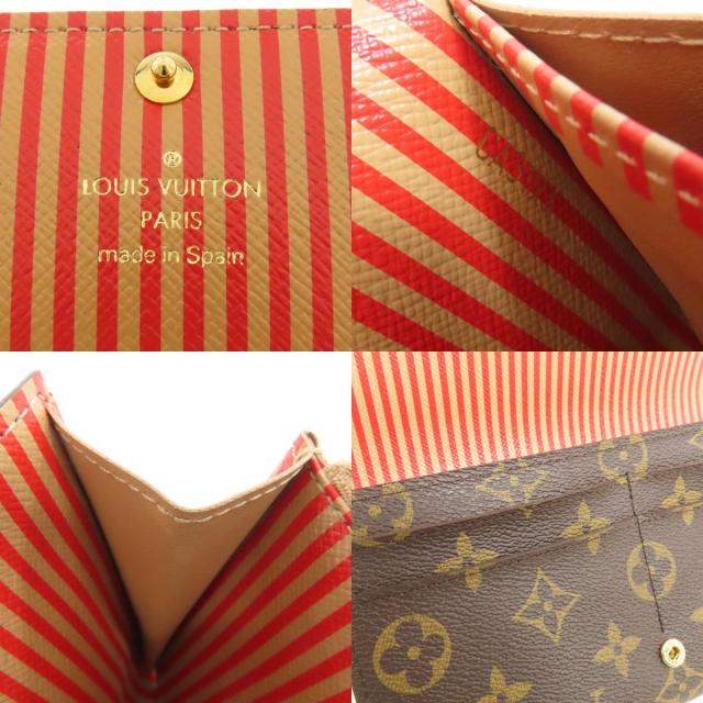 ルイヴィトン モノグラム ポルトフォイユ サラ トランク M60415