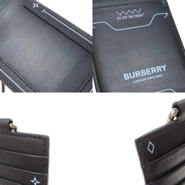 BURBERRY バーバリー ショルダー付きパスケース カードケース レザー  