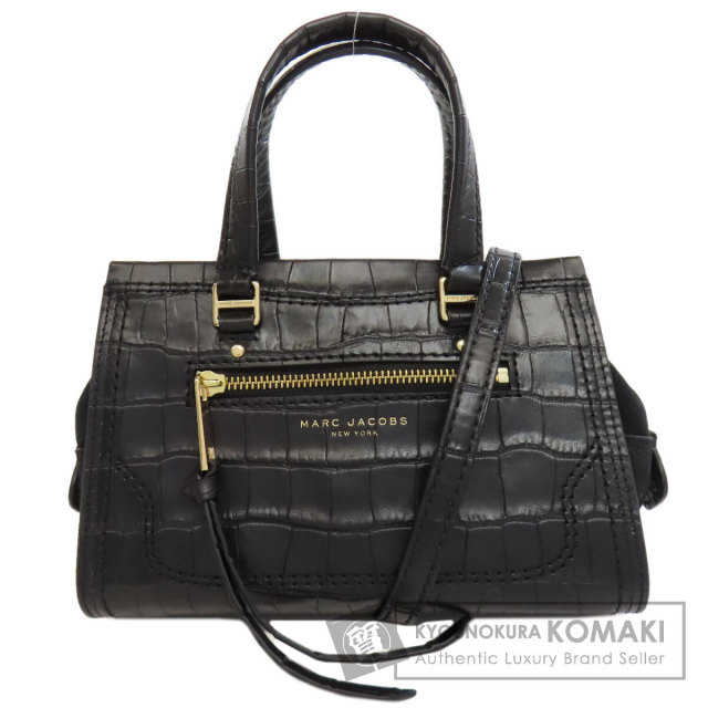 MARC JACOBS マーク・ジェイコブス 型押し 2WAY ハンドバッグ レザー  