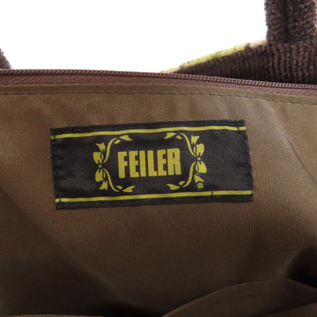 フェイラー トートバッグ フラワーモチーフ