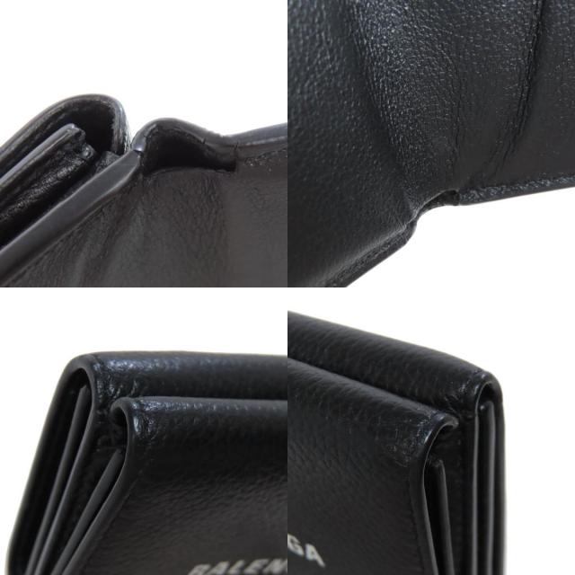 BALENCIAGA バレンシアガ 594312 ロゴ 三つ折り財布 二つ折り