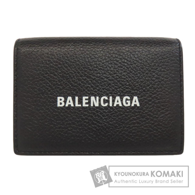 BALENCIAGA バレンシアガ 594312 ロゴ 三つ折り財布 二つ折り財布 