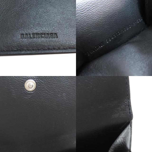 BALENCIAGA バレンシアガ 594312 ロゴ 三つ折り財布 二つ折り