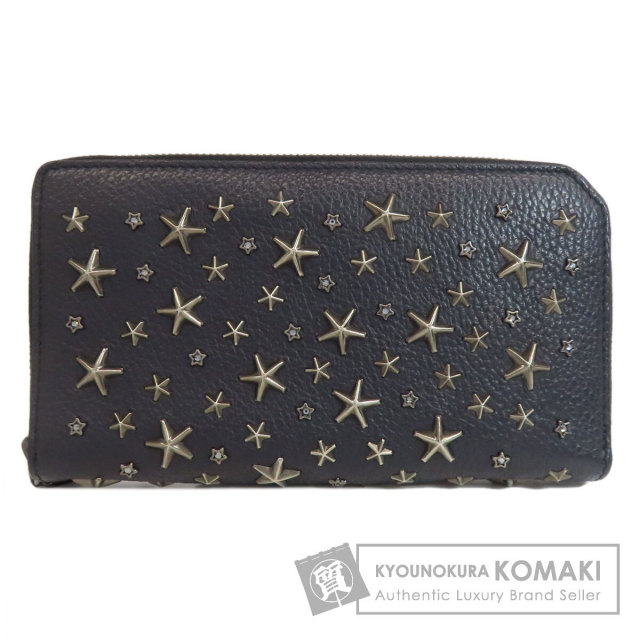 Jimmy Choo ジミーチュウ スターモチーフ スタッズ 長財布（小銭入れ  