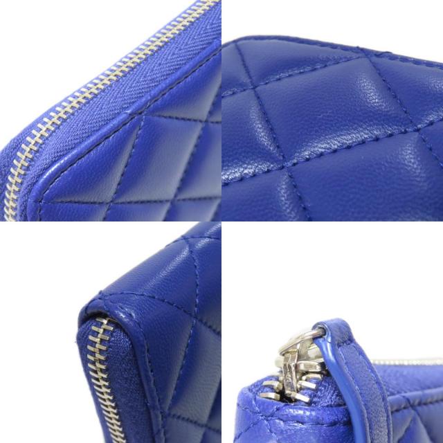 CHANEL シャネル マトラッセ ココマーク シルバー金具 長財布（小銭  