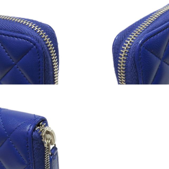 CHANEL シャネル マトラッセ ココマーク シルバー金具 長財布（小銭  