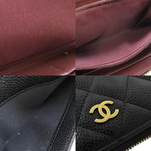 CHANEL シャネル マトラッセ 長財布 小銭入れあり 本革 国内発送 CHANEL シャネル マトラッセ ラウンドファスナー ゴールド金具