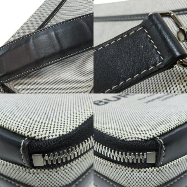 BURBERRY バーバリー ロゴ ショルダーバッグ キャンバス