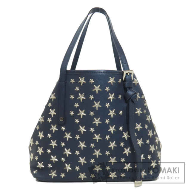 JIMMY CHOO】ジミーチュウ 見受け トートバッグ スタースタッズxレザー  