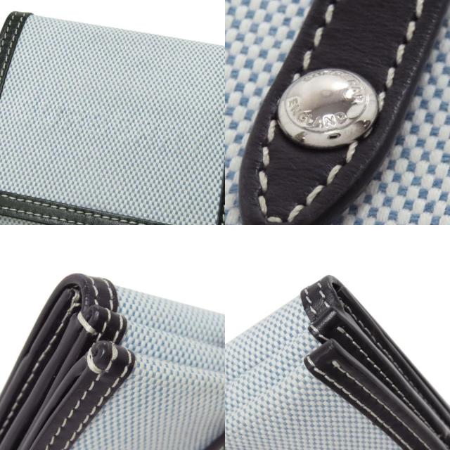 BURBERRY バーバリー ロゴ 二つ折り財布（小銭入れあり） キャンバス  