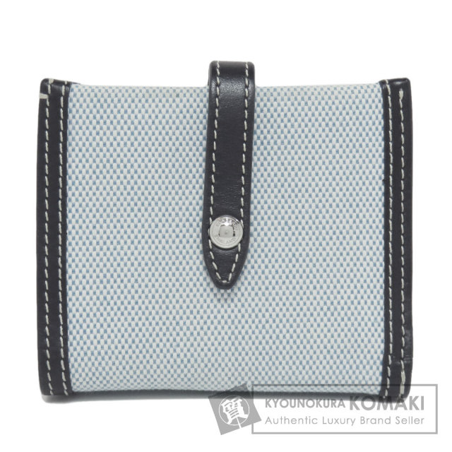 BURBERRY バーバリー ロゴ 二つ折り財布（小銭入れあり） キャンバス 