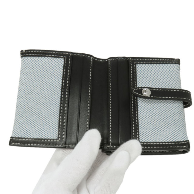 BURBERRY バーバリー ロゴ 二つ折り財布（小銭入れあり） キャンバス  