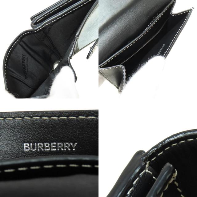 BURBERRY バーバリー ロゴ 二つ折り財布（小銭入れあり） キャンバス  
