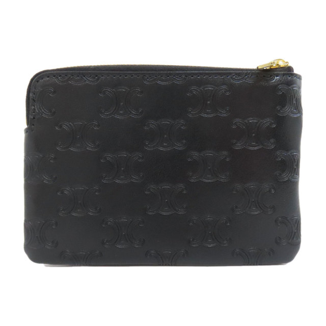 CELINE セリーヌ トリオンフ アクセサリーポーチ レザー レディース 