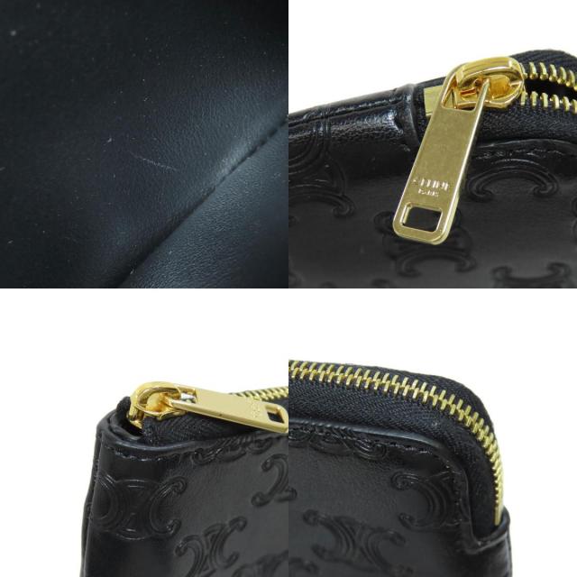 CELINE セリーヌ トリオンフ アクセサリーポーチ レザー レディース 