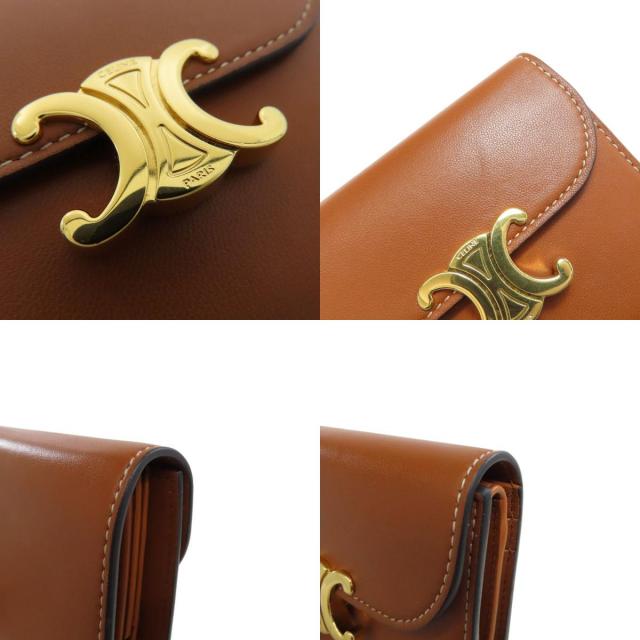 CELINE セリーヌ スモール フラップウォレット トリオンフ 二