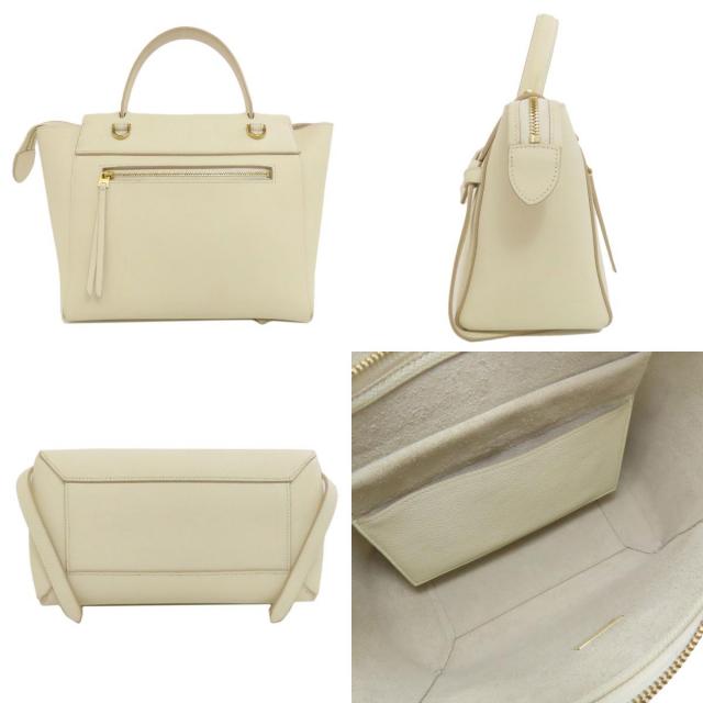 CELINE セリーヌ ベルトバッグ 2WAY ハンドバッグ カーフ レディース