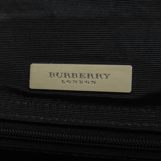 バーバリー ナイロンレザー ロゴトートバッグ BURBERRY バーバリー ロゴ トートバッグ ナイロン素材/レザー