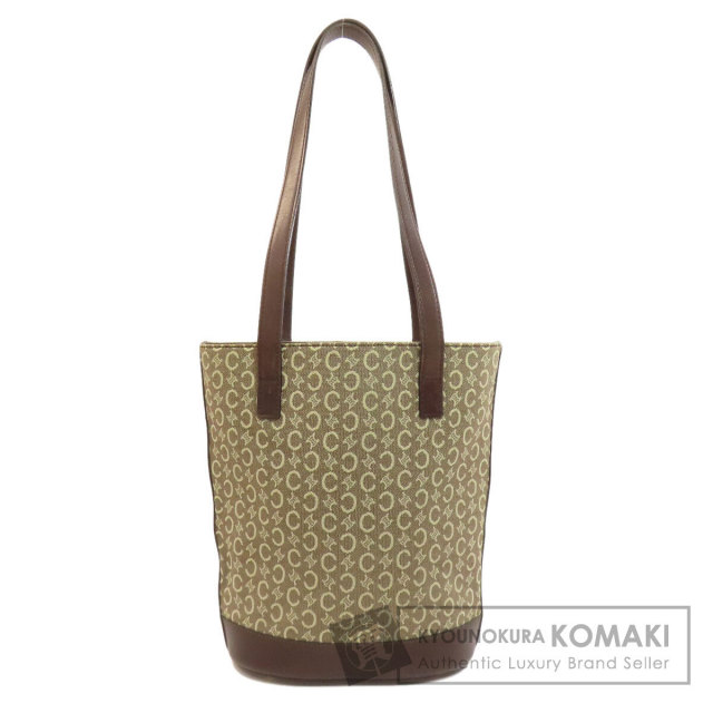 CELINE セリーヌ Cマカダム トートバッグ キャンバス レディース  